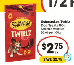 IGA Schmackos Twirlz Dog Treats offer