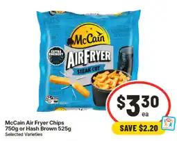 IGA McCain Air Fryer Chips offer