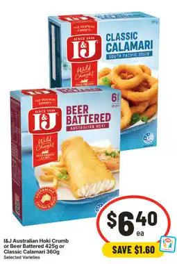 IGA I&J Australian Hoki Crumb offer