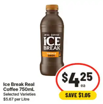 IGA Ice Break Real Coffee offer