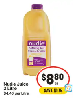 IGA Nudie Juice offer