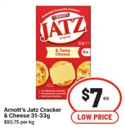 IGA Arnott's Jatz Cracker & Cheese offer