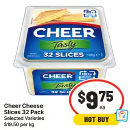 IGA Cheer Cheese Slices offer