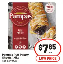 IGA Pampas Puff Pastry Sheets offer