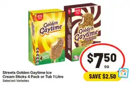 IGA Streets Golden Gaytime Ice Cream Sticks offer