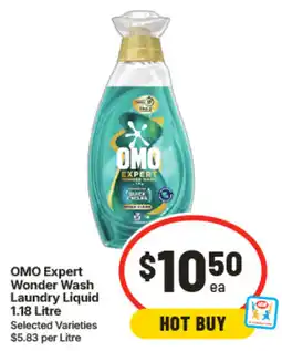 IGA OMO Expert Wonder Wash Laundry Liquid offer