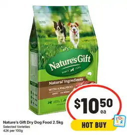IGA Nature's Gift Dry Dog Food offer