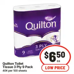 IGA Quilton Toilet Tissue 3 Ply offer