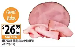 Supabarn Bertocchi Triple Smoked Ham offer