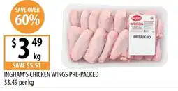 Supabarn Ingham's chicken wings pre-packed offer