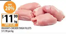 Supabarn Ingham's Chicken Thigh Fillets offer