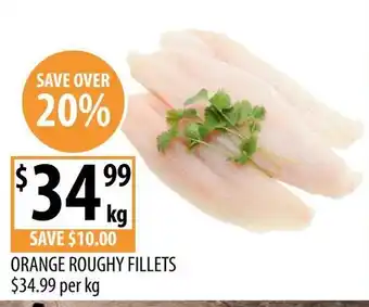 Supabarn Orange Roughy Fillets offer