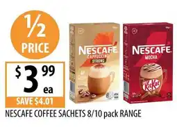 Supabarn Nescafe Coffee Sachets offer