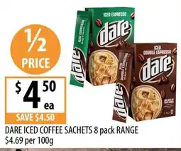 Supabarn Dare Iced Coffee Sachets offer