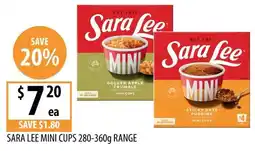 Supabarn Sara Lee Mini Cups offer