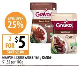 Supabarn Gravox Liquid Sauce offer