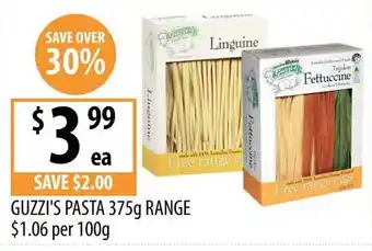 Supabarn Guzzi's Pasta offer