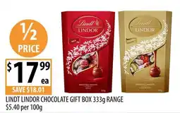 Supabarn Lindt Lindor Chocolate Gift Box offer