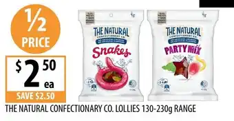 Supabarn The Natural Confectionery Co. Lollies offer