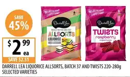 Supabarn Darrell Lea Liquorice Allsorts offer
