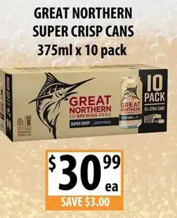 Supabarn Great Northern Super Crisp Cans offer