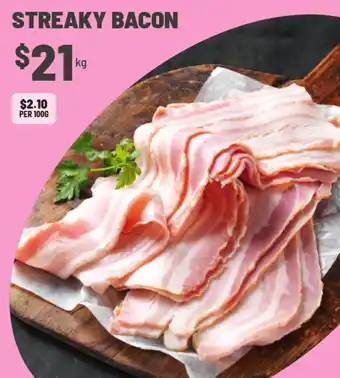 IGA Streaky bacon offer