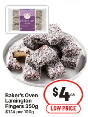 IGA Baker's Oven Lamington Fingers offer