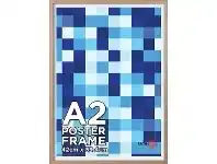 Officeworks Unigift A2 Poster Frame Oak offer