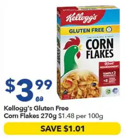 Ritchies Kellogg's Gluten Free Corn Flakes offer