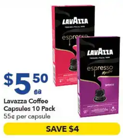 Ritchies Lavazza Coffee Capsules offer