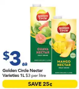Ritchies Golden Circle Nectar Varieties offer