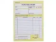 Spirax No. 501 Carbonless Purchase Order Book