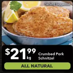 Ritchies Crumbed Pork Schnitzel offer