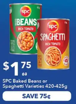 Ritchies SPC Baked Beans or Spaghetti Varieties offer