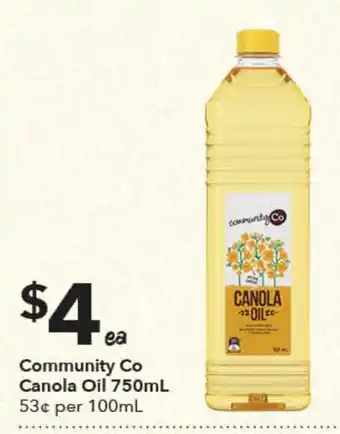 Ritchies Community Co Canola Oil offer