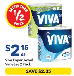 Ritchies Viva Paper Towel Varieties offer