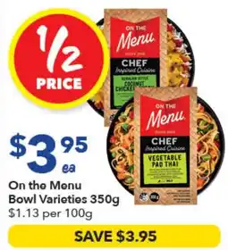 Ritchies On the Menu Bowl Varieties offer