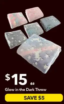 Ritchies Glow in the Dark Throw offer