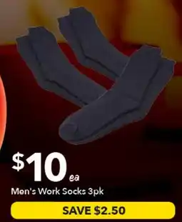 Ritchies Men's Work Socks 3pk offer