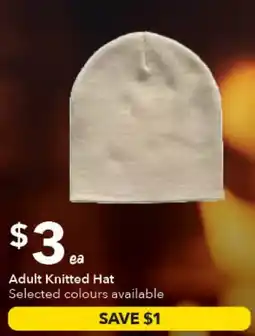 Ritchies Adult Knitted Hat offer