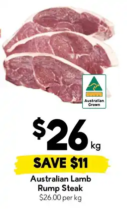 Drakes Australian Lamb Rump Steak offer