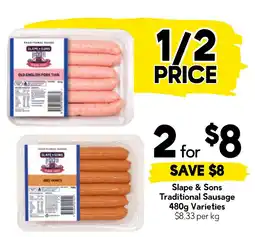 Drakes Slope & Sons Traditional Sausage Varieties offer