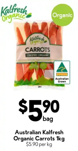 Drakes Australian Kalfresh Organic Carrots offer