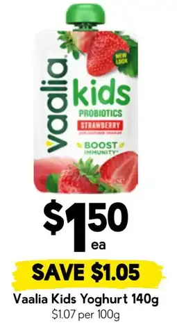 Drakes Vaalia Kids Yoghurt offer