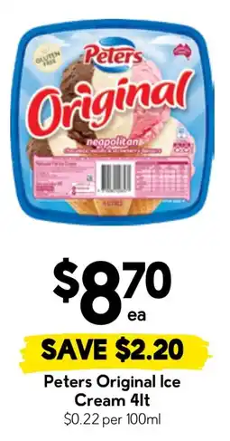 Drakes Peters Original Ice Cream offer