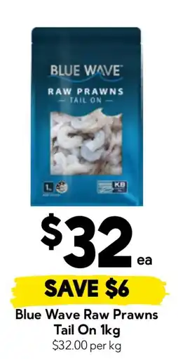 Drakes Blue Wave Raw Prawns Tail On offer