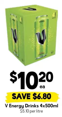 Drakes V Energy Drinks offer