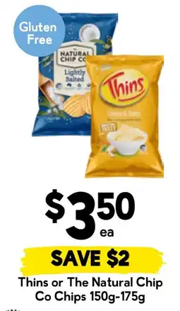 Drakes Thins or The Natural Chip Co Chips offer