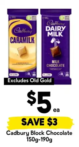 Drakes Cadbury Block Chocolate offer
