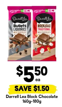 Drakes Darrell Lea Block Chocolate offer